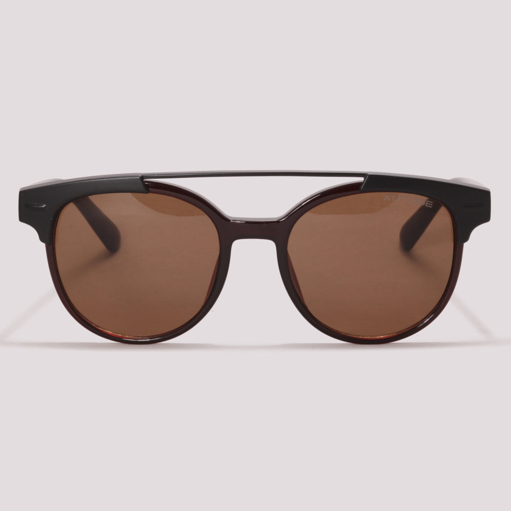 Atitude AT5371 D02 Marrom Translúcido Marrom - Sol - 52 mm