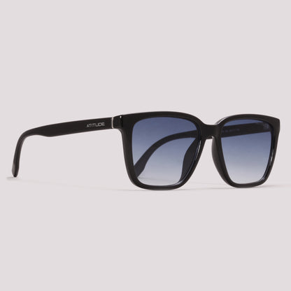 Atitude AT8070 A02 Preto Brilho Azul Degradê - Sol - 53 mm
