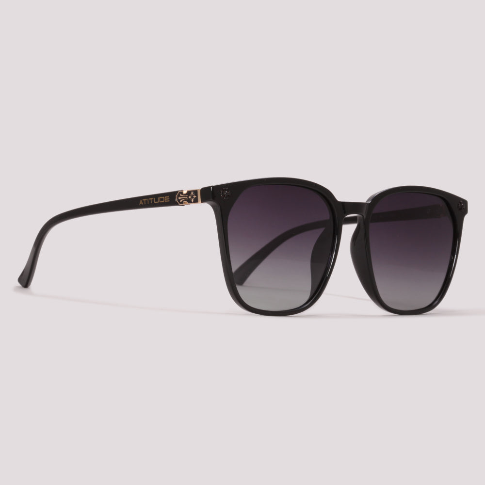 Atitude AT8112 A03 Preto Brilho Preto Degradê - Sol - 58 mm