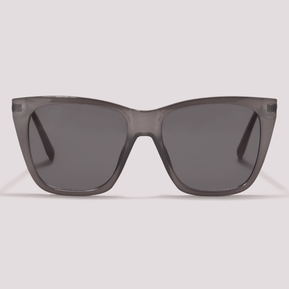 Atitude AT8135 T01 Cinza Translúcido Brilho Preto -  Sol - 56 mm