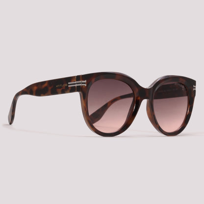 Atitude AT8155 G21 Marrom Mesclado Marrom Degradê - Sol - 54 mm