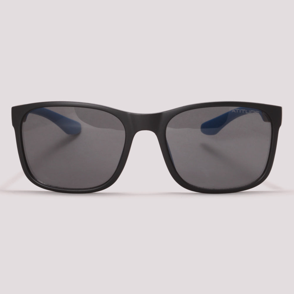 Atitude AT8196M A11 Preto e Azul Fosco Preto - Sol - 57 mm