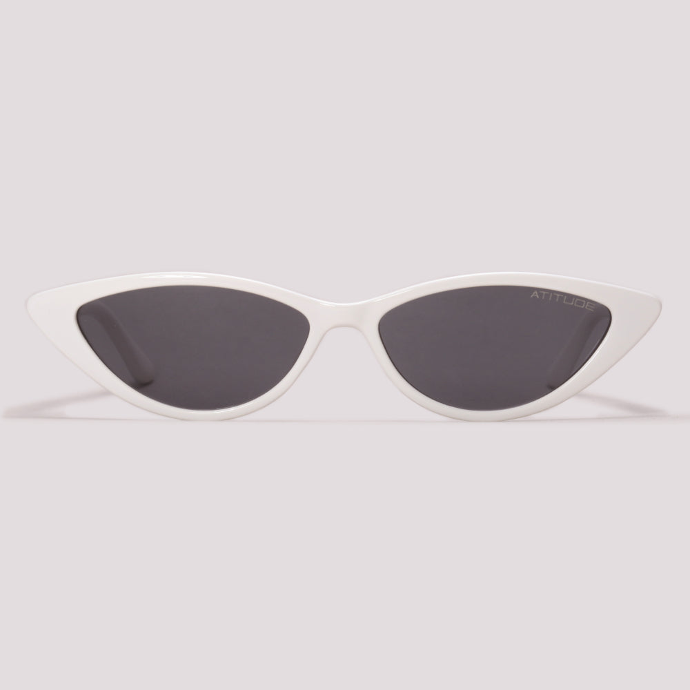 Attitude AT8208 B01 Branco Brilho Preto - Sol - 55 mm