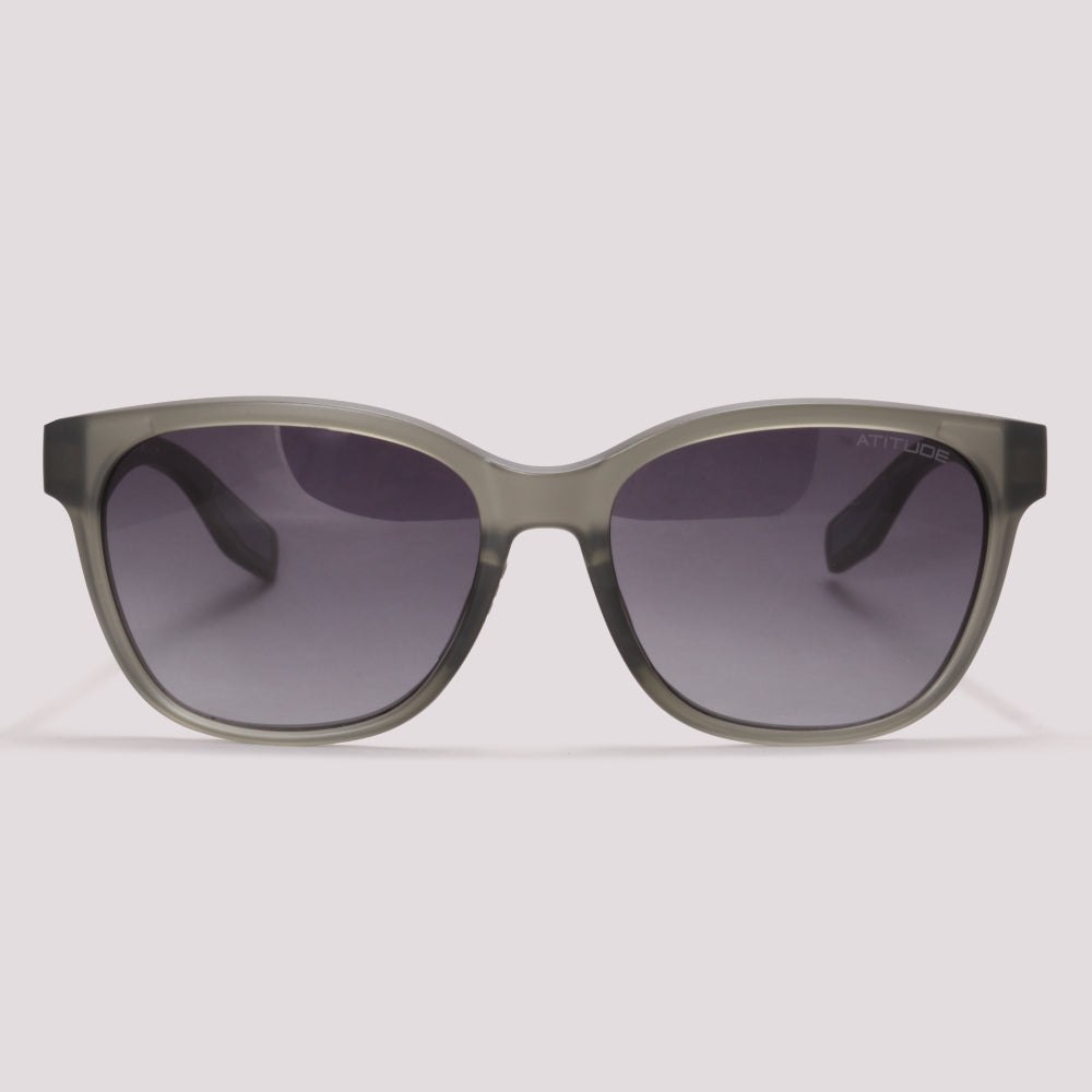 Atitude AT8233M H12 Cinza Translúcido Fosco Preto Degradê - Sol - 56 mm