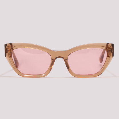 Evoke EVK 42 G02 Marrom Translúcido Rosa - Sol - 52 mm