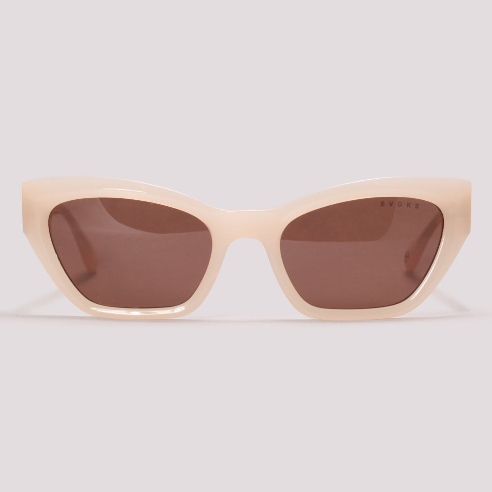 Evoke EVK 42 N01 Off- White Brilho Marrom - Sol - 52 mm