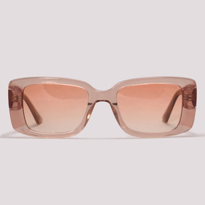 Hickmann Lavanda 1 HI90026 G03 Marrom Translucido Laranja Degradê - Sol -  52 mm