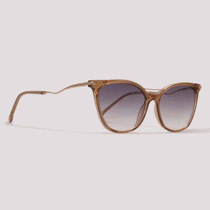 Hickmann HI9088I T01B Marrom Translúcido Preto Degradê - Sol - 54 mm