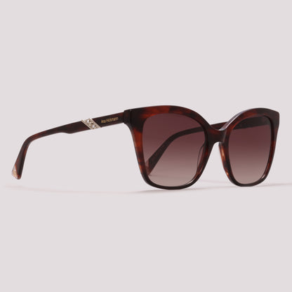 Ana Hickmann Nina 11 G22 Marrom Mesclado Marrom Degradê - Sol - 54 mm