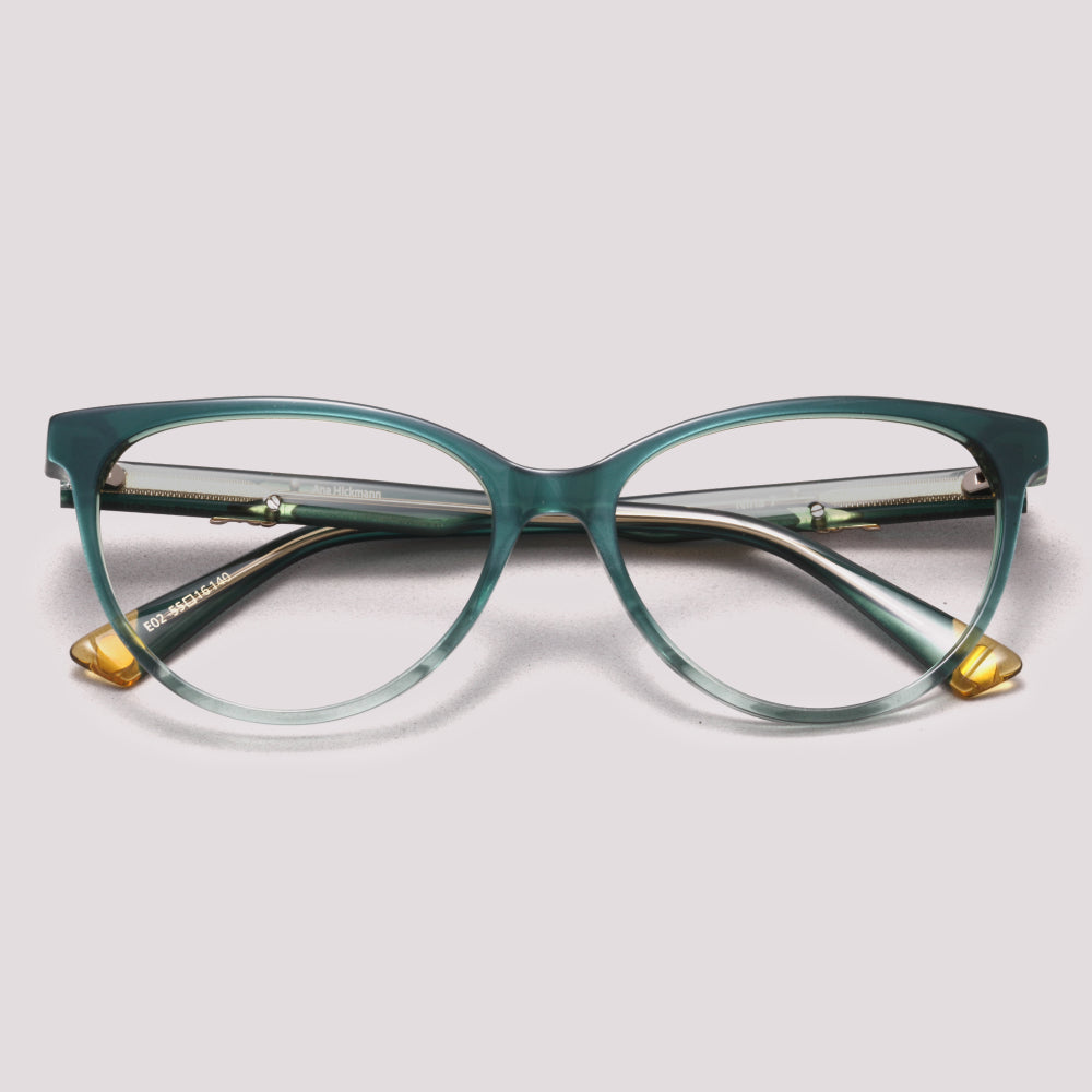 Ana Hickmann Nina 7 E02 Azul Brilho Translúcido - Grau - 55 mm