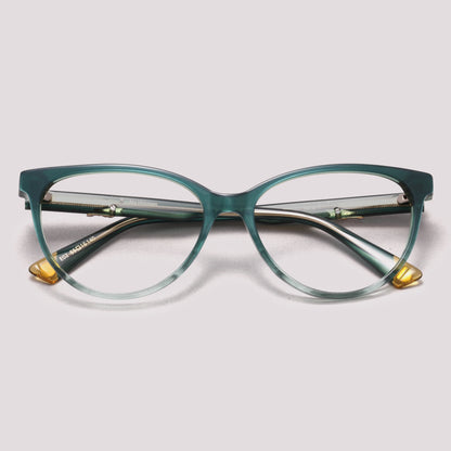 Ana Hickmann Nina 7 E02 Azul Brilho Translúcido - Grau - 55 mm