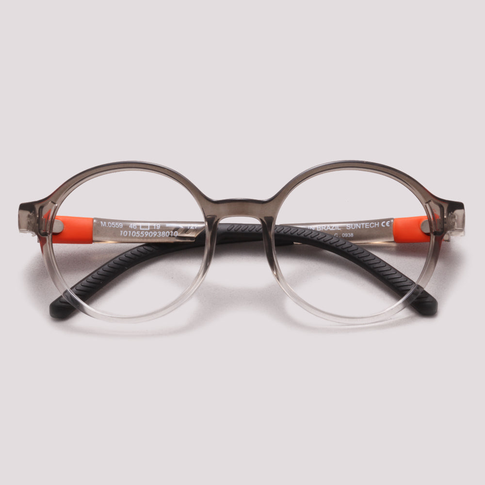 HB Polytech 0559 Teen Onyx D. Orange - Grau - 46 mm