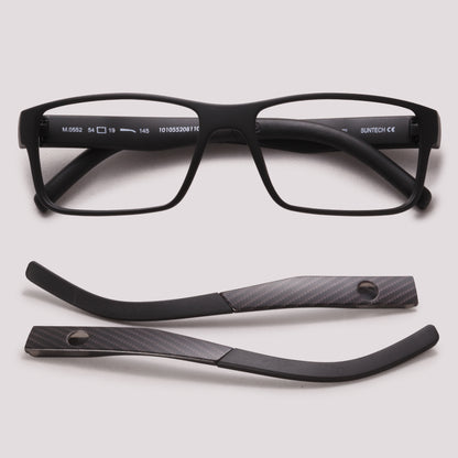 HB Troca Haste Polytech 0552 M Black + H M Carbon Fiber - Grau - 54 mm