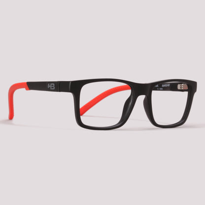 HB Polytech 0550 Teen M Black D. Orange - Grau - 47 mm