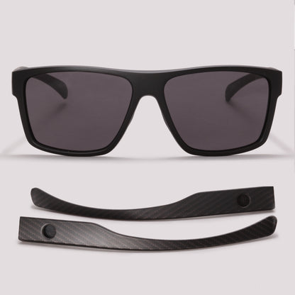 HB Troca Haste Happy M Black + H M Carbo Fiber Gray - Sol - 58 mm