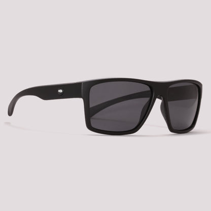 HB Troca Haste Happy M Black + H Wood Gray Polarized  - Sol - 58 mm