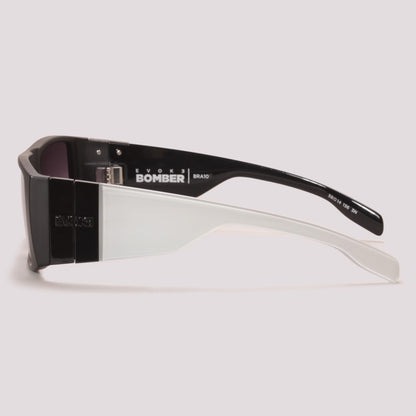 Evoke Bomber BRA10T Black Matte White Gray - Sol - 58 mm