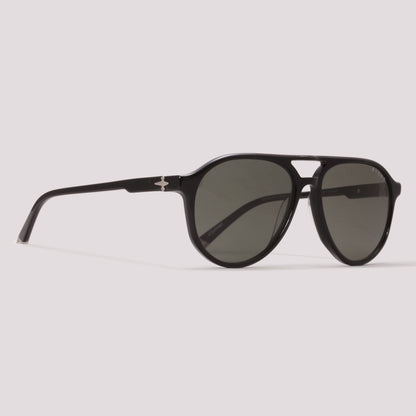 Evoke Capo IX A02P Preto Brilho Verde G15 Polarizado - Sol - 57 mm