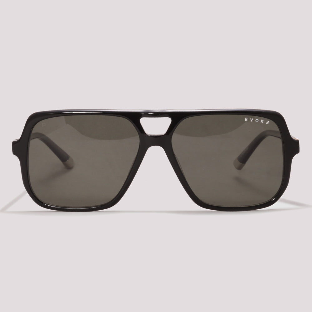 Evoke Capo X A02P Preto Brilho Verde G15 Polarizado -Sol - 56 mm