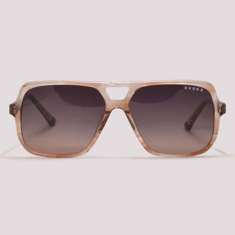 Evoke Capo X G21 Marrom Mesclado Translúcido Marrom Degradê - Sol - 56 mm