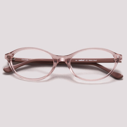 Colcci Charlotte Rosa Translúcido e Nude - Grau - 53 mm