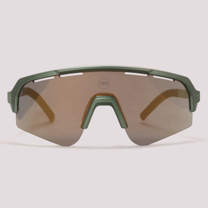 HB Edge S Verde Brilho Metálico Dourado Espelhado - Sol - 169 mm