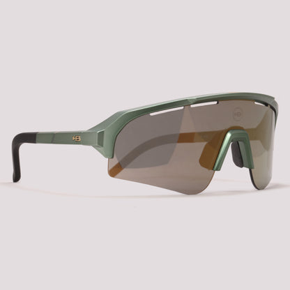 HB Edge S Verde Brilho Metálico Dourado Espelhado - Sol - 169 mm