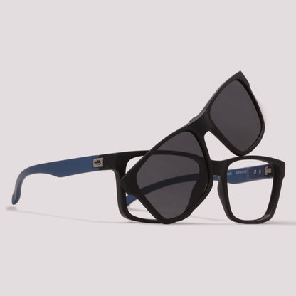 HB Switch Clip on 0339 Magtag Preto Fosco e Cinza + Night Drive - Grau - 53 mm