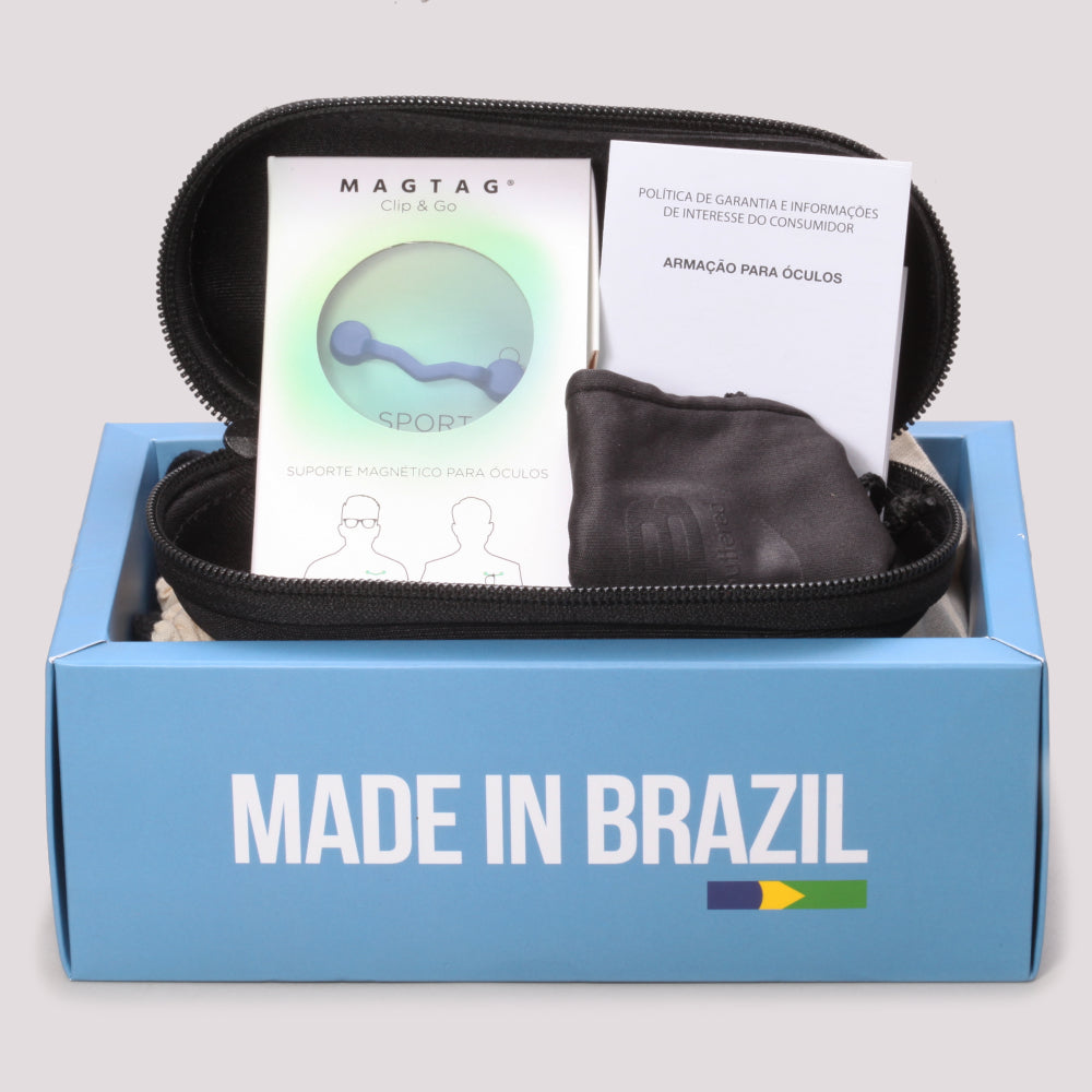 HB Switch Clip on 0339 Magtag Preto Fosco e Cinza + Night Drive - Grau - 53 mm