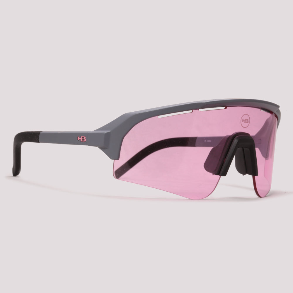 HB Edge S Cinza Fosco Moonstone Rosa - Sol - 169 mm