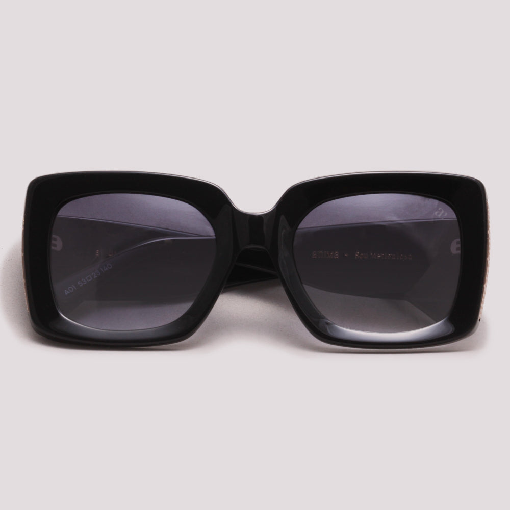 Anima Sou Meticulosa A01 Preto Brilho Preto Degradê - Sol - 53 mm