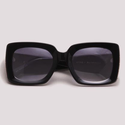 Anima Sou Meticulosa A01 Preto Brilho Preto Degradê - Sol - 53 mm