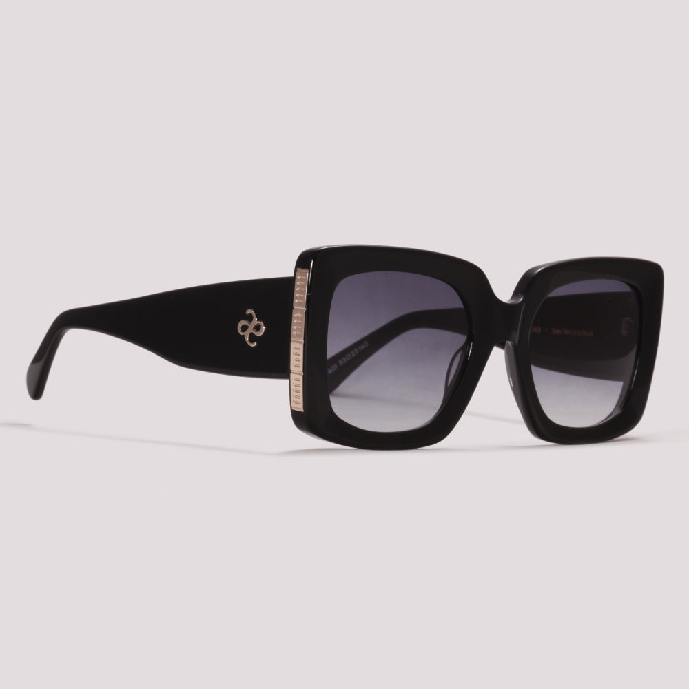 Anima Sou Meticulosa A01 Preto Brilho Preto Degradê - Sol - 53 mm