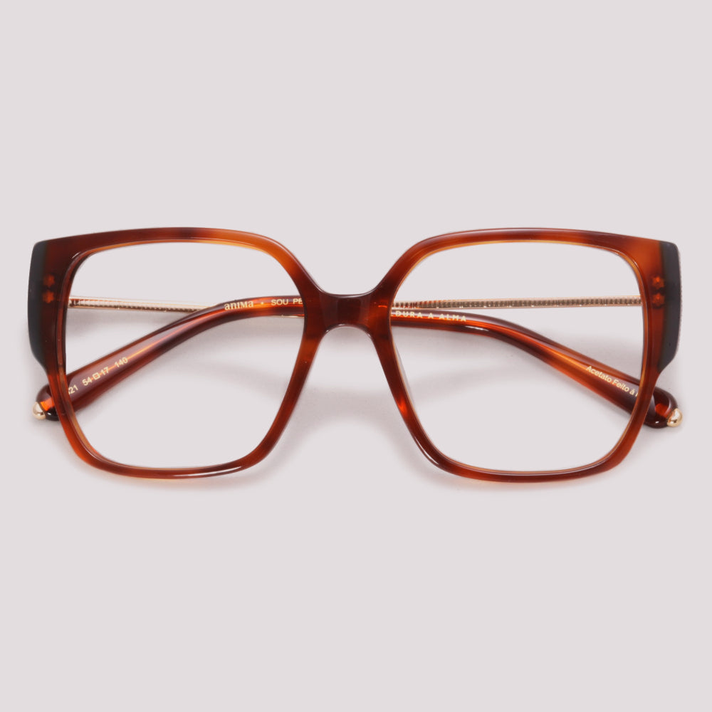 Anima Sou Perfeccionista G21 Marrom Mesclado - Grau - 54 mm