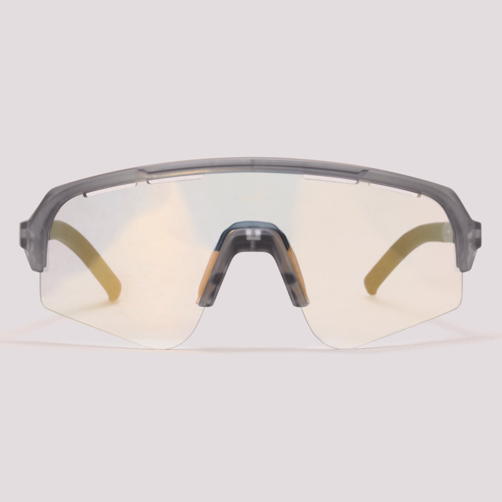 HB Edge S Cinza Fosco Fotossensível Dourado Espelhado (photo) - Sol - 169 mm