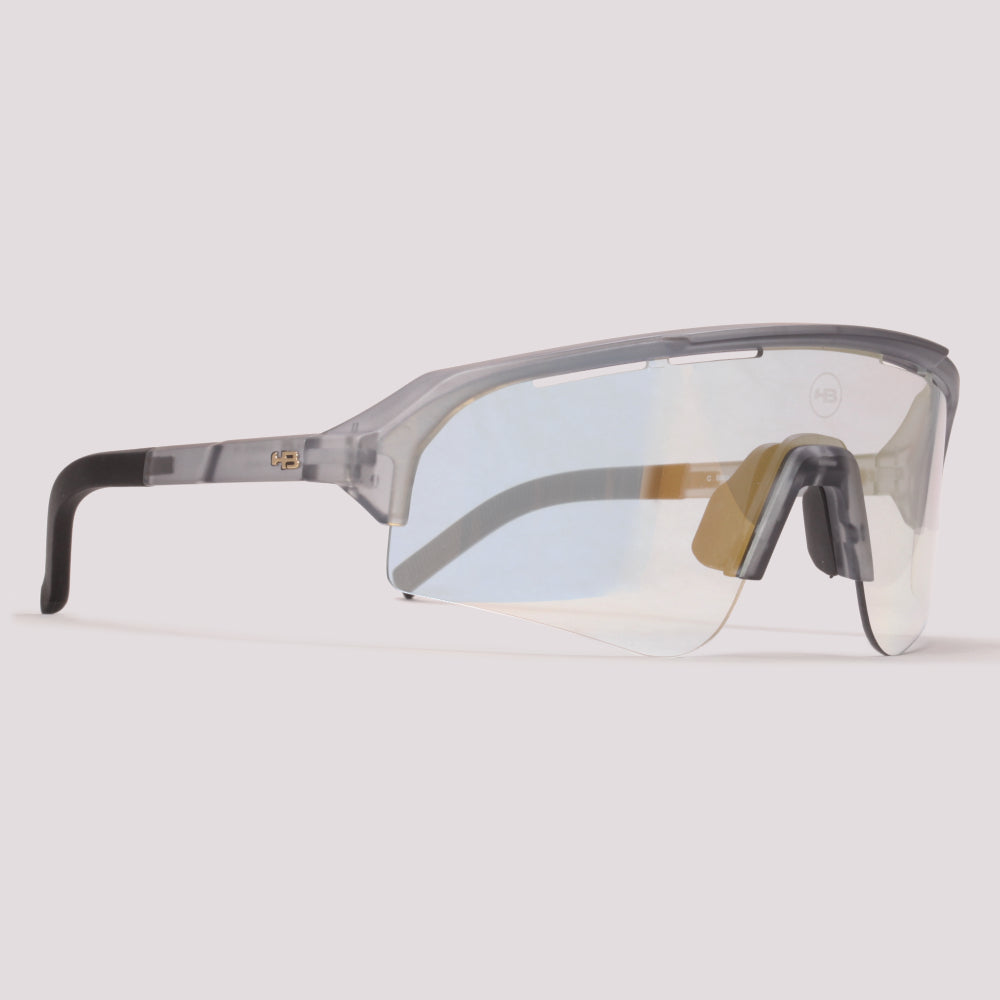 HB Edge S Cinza Fosco Fotossensível Dourado Espelhado (photo) - Sol - 169 mm