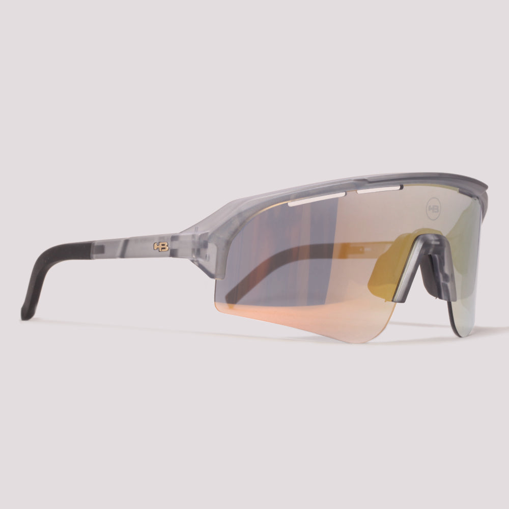 HB Edge S Cinza Fosco Fotossensível Dourado Espelhado (photo) - Sol - 169 mm