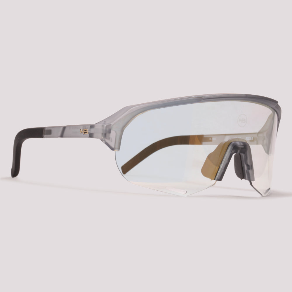 HB Edge R Cinza Fosco Fotossensível Dourado Espelhado (photo) - Sol - 169 mm