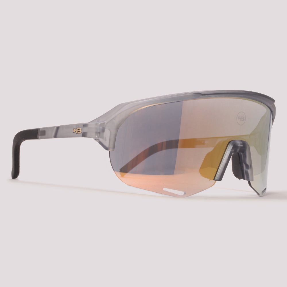 HB Edge R Cinza Fosco Fotossensível Dourado Espelhado (photo) - Sol - 169 mm