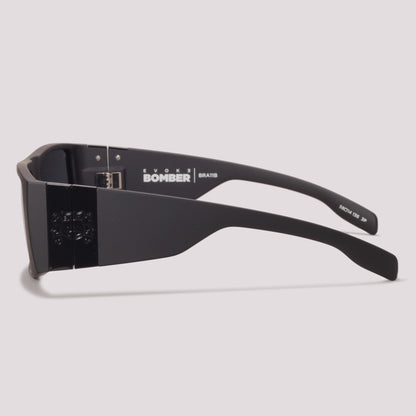 Evoke New Bomber BRA11B Preto Fosco Preto Polarizado - Sol - 58 mm
