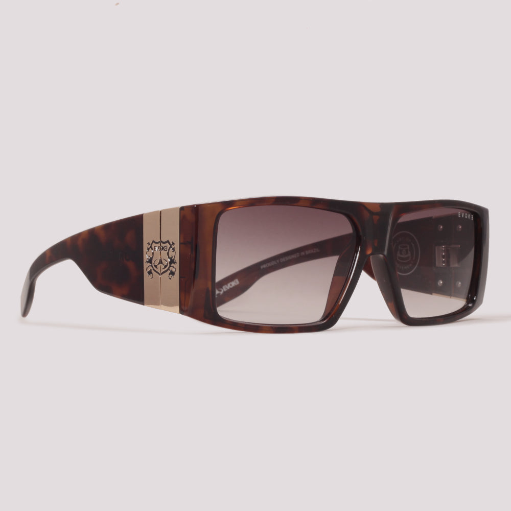 Evoke New Bomber BRG21B Marrom Mesclado Marrom Degradê - Sol - 58 mm