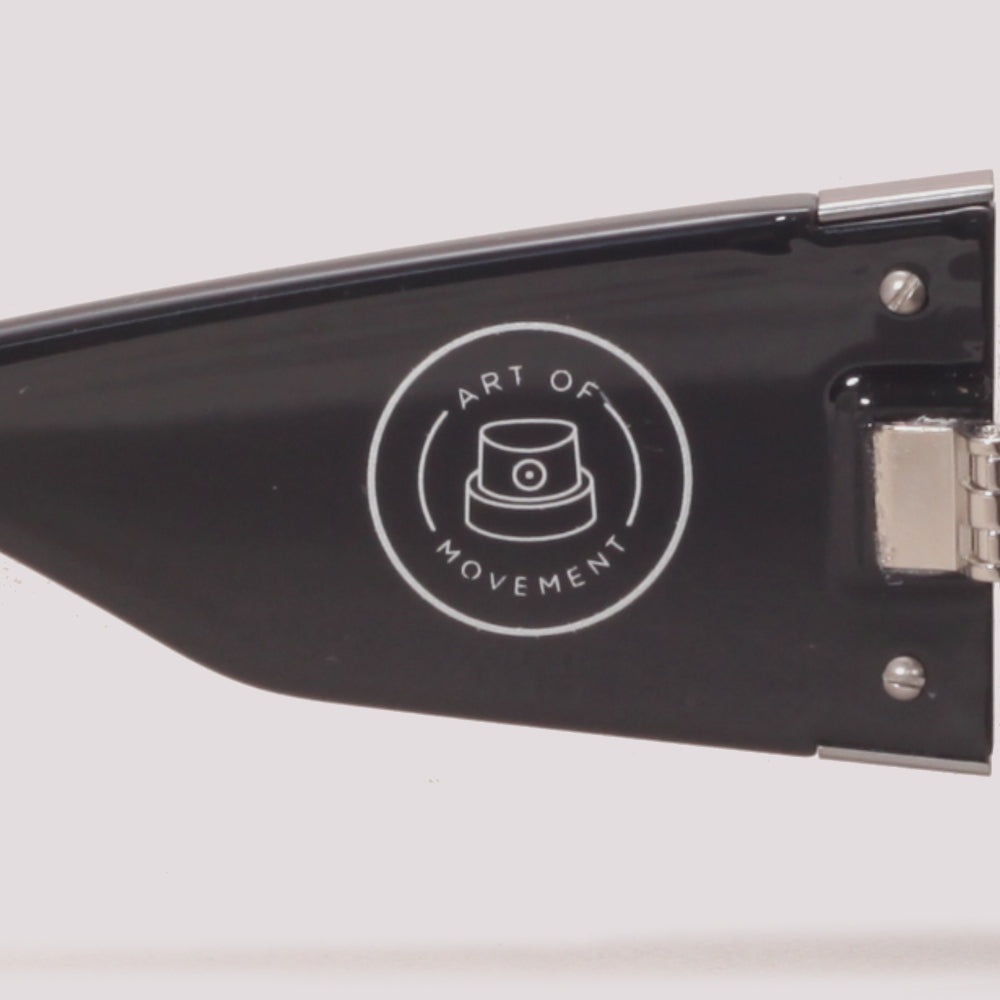 Evoke New Bomber BRH01B Preto Brilho Verde Total -Sol - 58 mm