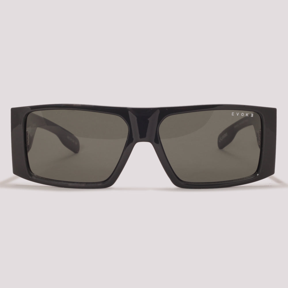 Evoke New Bomber BRH01B Preto Brilho Verde Total -Sol - 58 mm