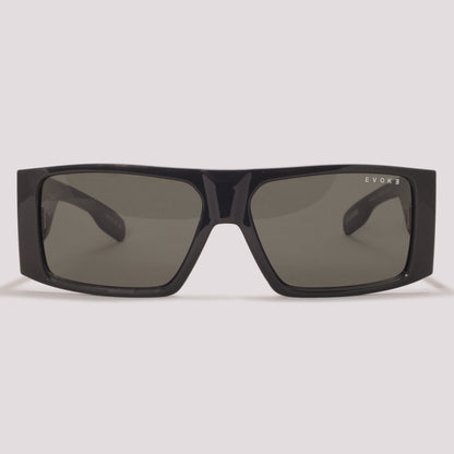 Evoke New Bomber BRH01B Preto Brilho Verde Total -Sol - 58 mm