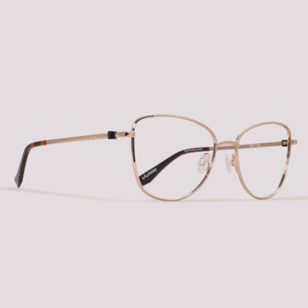 Evoke For You DX188 04A Dourado Brilho - Grau - 55 mm