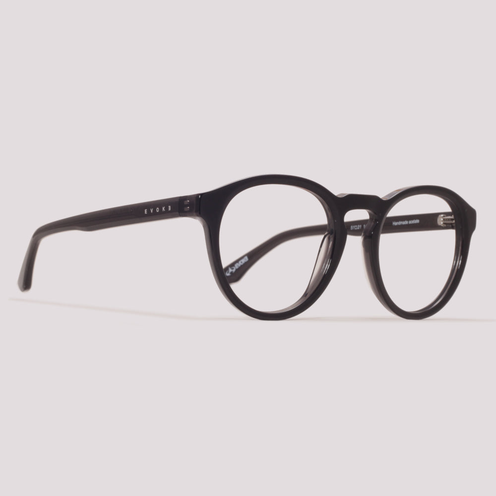 Evoke Clip on Round II H01 Cinza Translúcido - Grau - 52 mm