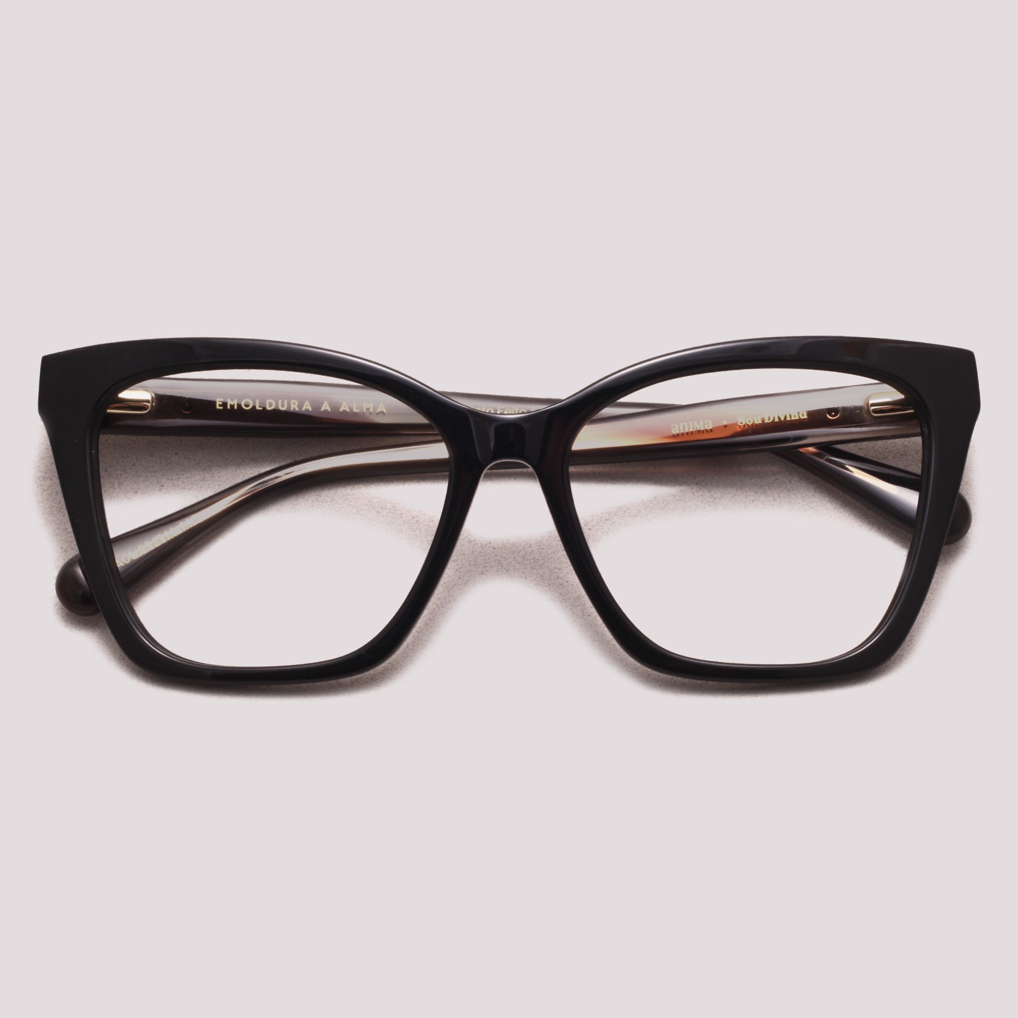 Anima Sou Divina A01 Preto Brilho - Grau - 52 mm