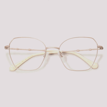 Ana Hickmann Cris 1 04C Dourado Fosco - Grau - 55 mm