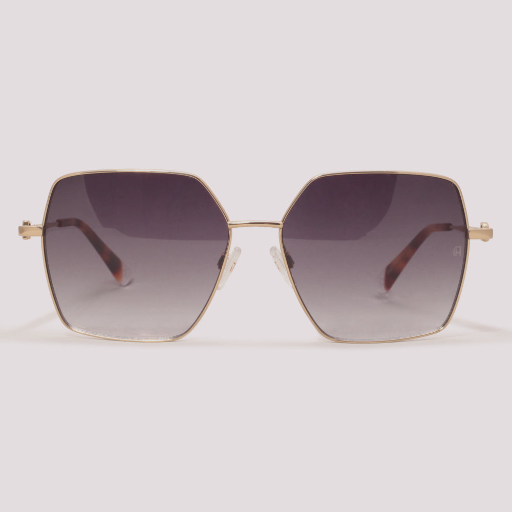Ana Hickmann Dani 3 04A Dourado Brilho Preto Degradê - Sol - 58 mm