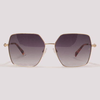 Ana Hickmann Dani 3 04A Dourado Brilho Preto Degradê - Sol - 58 mm